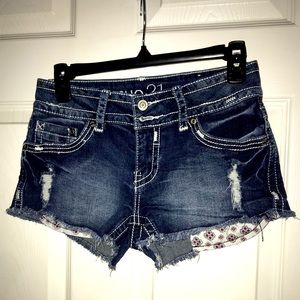 Daisy Dukes denim shorts